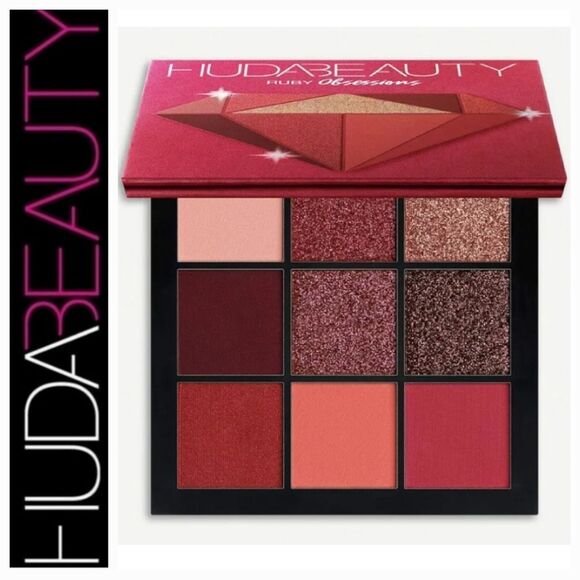 Huda Beauty Ruby Obsessions Eyeshadow Palette - Picture 1 of 8